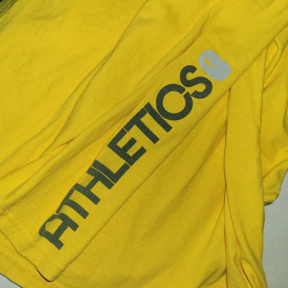 Vintage Y2K Nike Long Sleeve Shirt Men's‎ Size XL Yellow